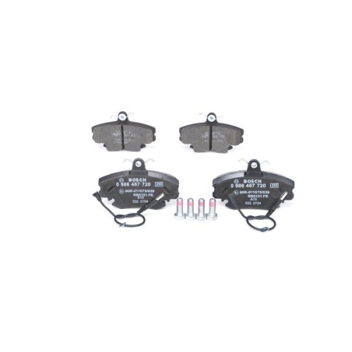 Bremsbelagsatz, Scheibenbremse BOSCH 0 986 467 720 f&uuml;r CITRO&Euml;N LADA PEUGEOT
