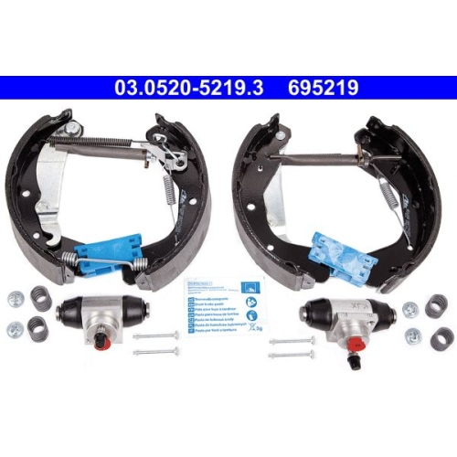 Bremsbackensatz ATE 03.0520-5219.3 Original ATE TopKit f&uuml;r, Hinterachse