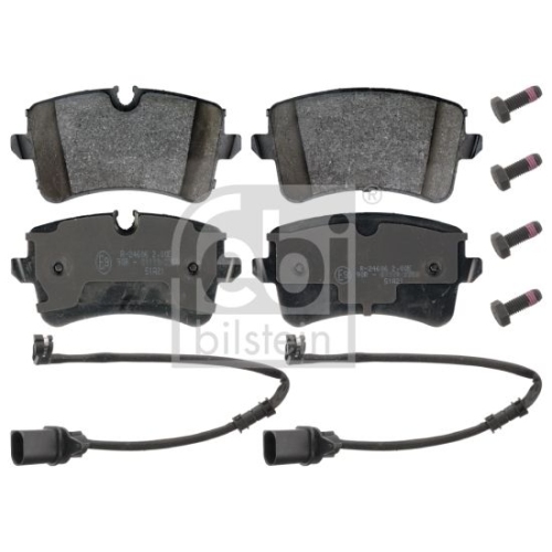 Febi Bilstein 116017 Bremsbelagsatz mit Schrauben , 1 St&uuml;ck
