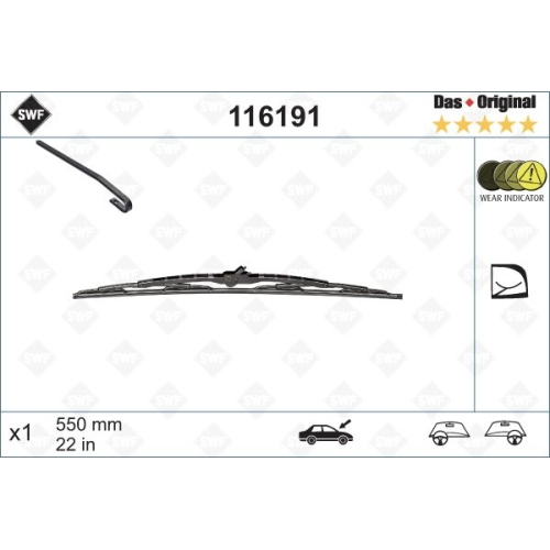 SWF Das Original (x1) Wischerblatt 116191