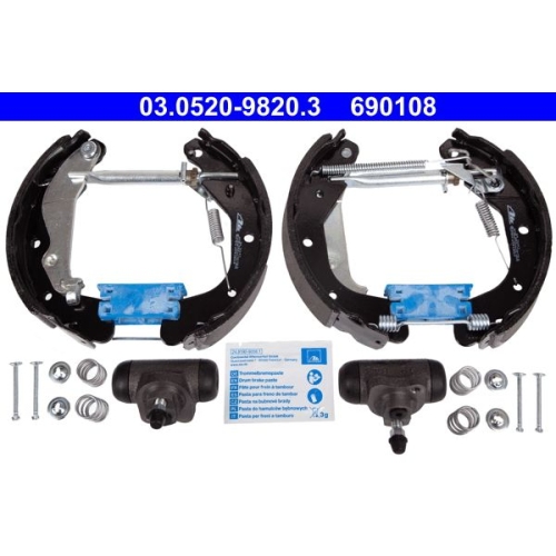 Bremsbackensatz ATE 03.0520-9820.3 Original ATE TopKit f&uuml;r, Hinterachse
