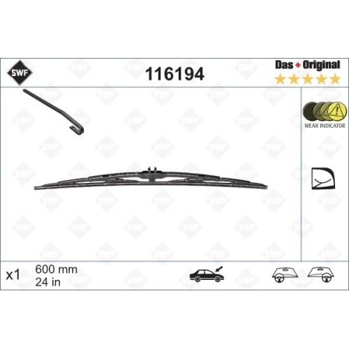 SWF Das Original (x1) Wischerblatt 116194