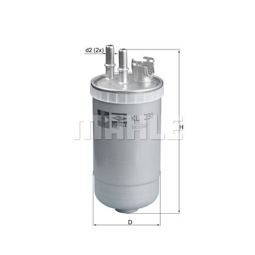 Kraftstofffilter KNECHT KL 230 f&uuml;r FORD
