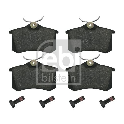 Febi Bilstein 16346 Bremsbelagsatz mit Schrauben , 1 St&uuml;ck