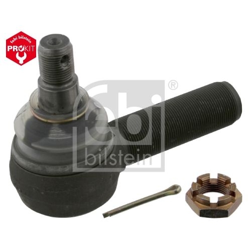 Febi Bilstein 04605 Spur- / Lenkstangenendst&uuml;ck mit Kronenmutter und Splint , 1 St&uuml;ck
