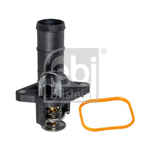 Febi Bilstein 107988 Thermostat mit Geh&auml;use, Dichtung und Temperaturschalter, 1 St&uuml;ck