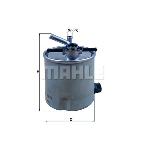 Kraftstofffilter KNECHT KL 440/43 f&uuml;r NISSAN RENAULT TRUCKS