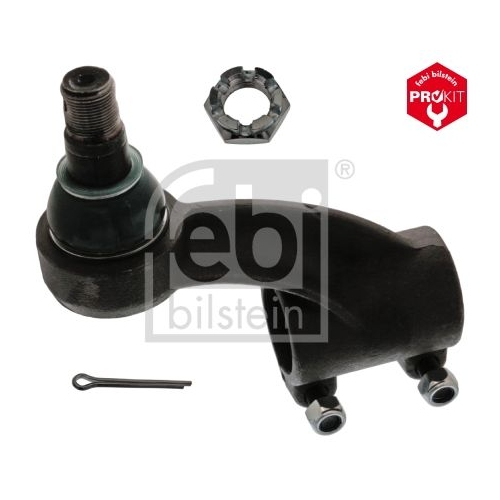 Febi Bilstein 18714 Spurstangenendst&uuml;ck mit Kronenmutter und Splint, 1 St&uuml;ck