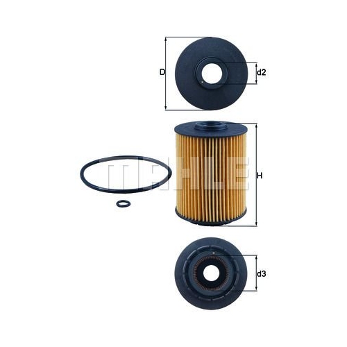 &Ouml;lfilter KNECHT OX 356D f&uuml;r VAG