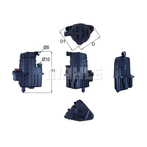 Kraftstofffilter KNECHT KL 469 f&uuml;r RENAULT