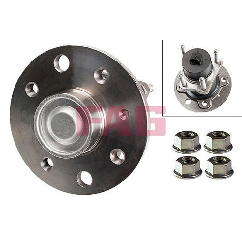 Radlagersatz FAG 713 6445 60 f&uuml;r OPEL VAUXHALL GENERAL MOTORS, Hinterachse