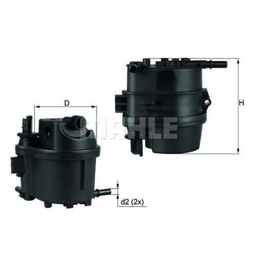 Kraftstofffilter KNECHT KL 779 f&uuml;r CITRO&Euml;N FORD MAZDA PEUGEOT TOYOTA