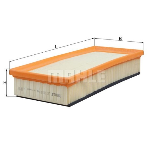 Luftfilter KNECHT LX 1026 f&uuml;r FIAT