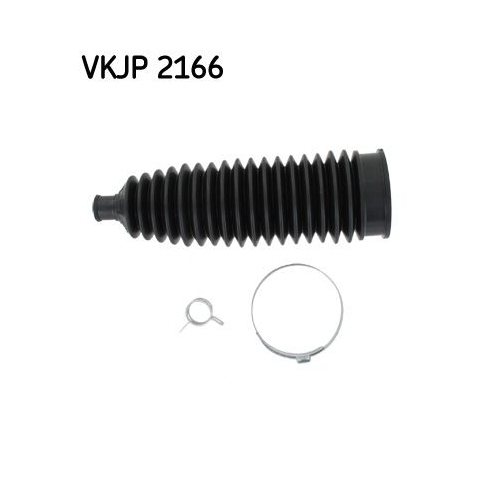 Faltenbalgsatz, Lenkung SKF VKJP 2166 f&uuml;r RENAULT, Vorderachse, beidseitig