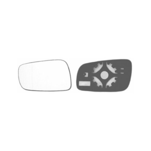 Spiegelglas, Au&szlig;enspiegel VAN WEZEL 7620837 * HAGUS * f&uuml;r SKODA, links