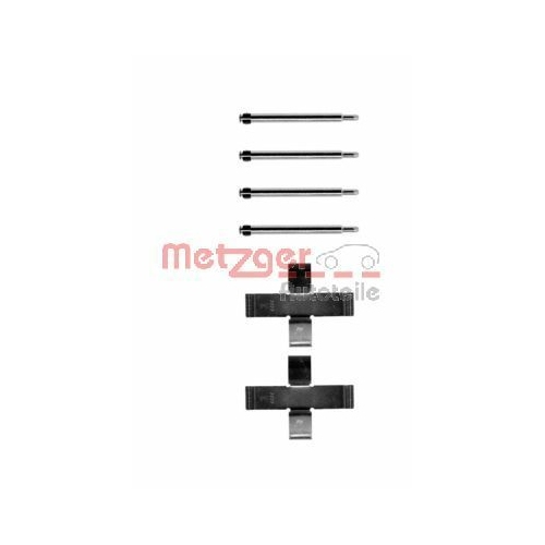 Zubeh&ouml;rsatz, Scheibenbremsbelag METZGER 109-0925 f&uuml;r, Vorderachse