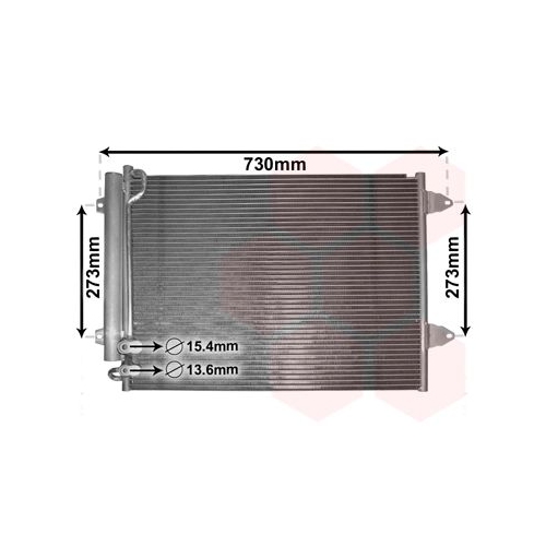 Kondensator, Klimaanlage VAN WEZEL 58005225 f&uuml;r VW VAG