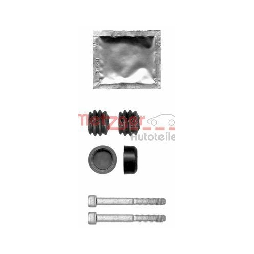 Zubeh&ouml;rsatz, Bremssattel METZGER 113-1386 f&uuml;r VW, Hinterachse, Vorderachse