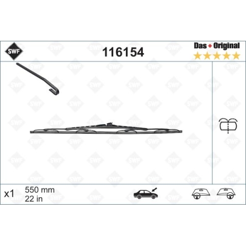 SWF Das Original (x1) Wischerblatt 116154