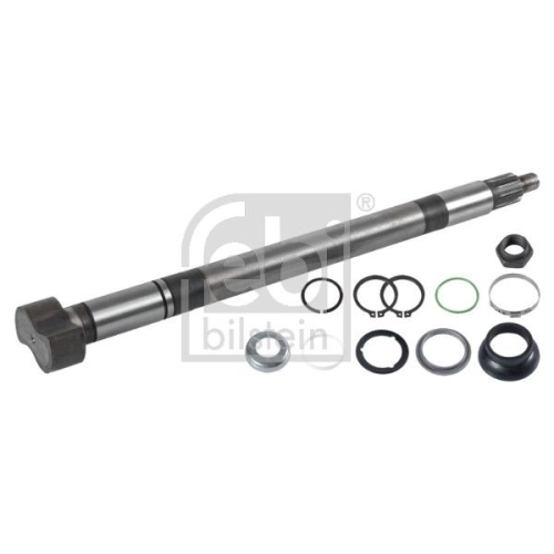 Febi Bilstein 04659 Bremsnockenwelle mit Anbaumaterial , 1 St&uuml;ck