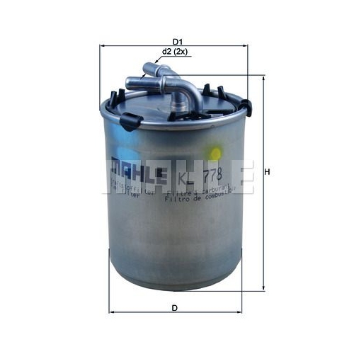 Kraftstofffilter KNECHT KL 778 f&uuml;r VAG
