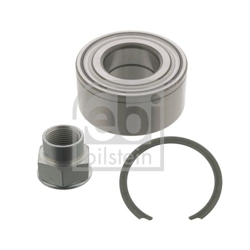 Febi Bilstein 12520 Radlagersatz mit Achsmutter und Sicherungsring , 1 St&uuml;ck
