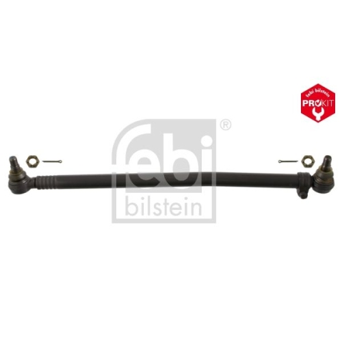 Febi Bilstein 39717 Lenkstange mit Kronenmuttern und Splinten, vom Lenkgetriebe zur 1. Vorderachse , 1 St&uuml;ck
