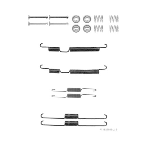 Zubeh&ouml;rsatz, Bremsbacken HERTH+BUSS JAKOPARTS J3560501 f&uuml;r, Hinterachse