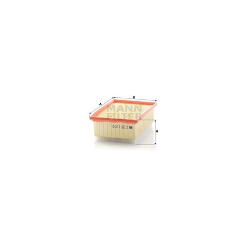Luftfilter MANN-FILTER C 25 117/2 f&uuml;r CITRO&Euml;N PEUGEOT