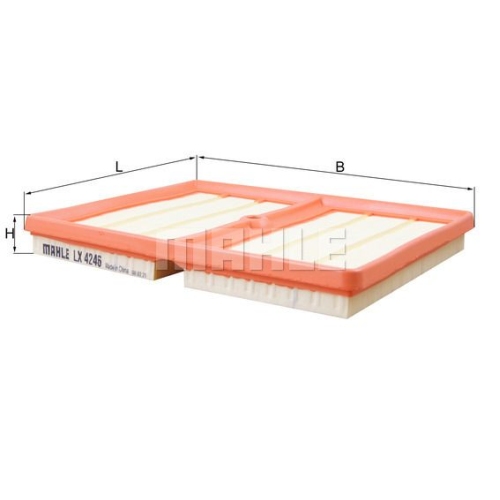 Luftfilter KNECHT LX 4246 f&uuml;r VAG