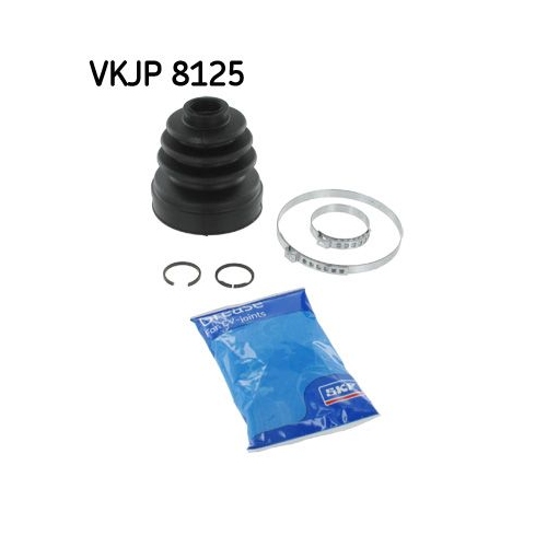 Faltenbalgsatz, Antriebswelle SKF VKJP 8125 f&uuml;r AUDI SEAT SKODA VW, Vorderachse