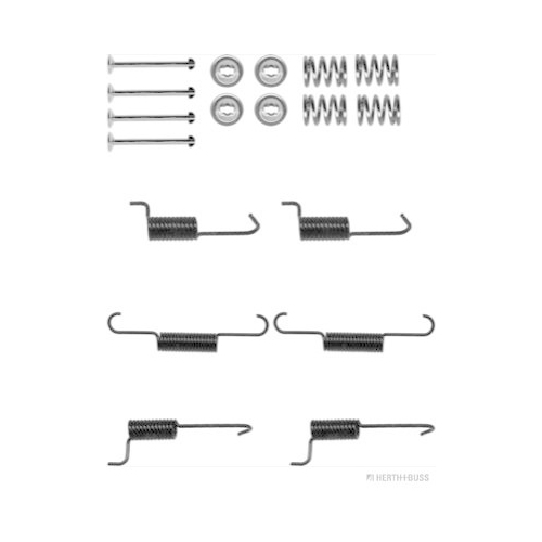 Zubeh&ouml;rsatz, Bremsbacken HERTH+BUSS JAKOPARTS J3560503 f&uuml;r, Hinterachse