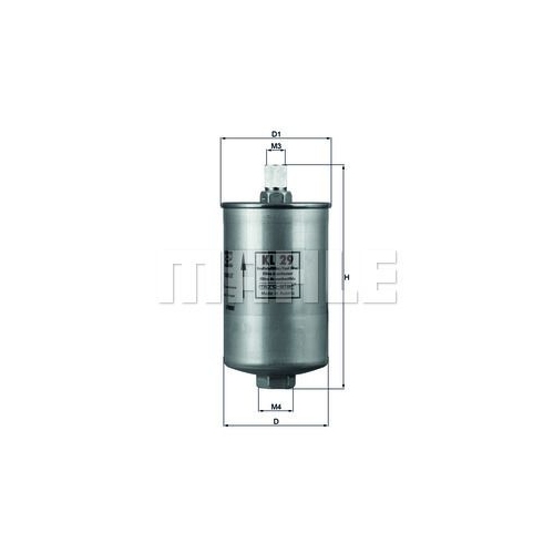 Kraftstofffilter KNECHT KL 29 f&uuml;r FORD PEUGEOT SAAB VAG KAYSER