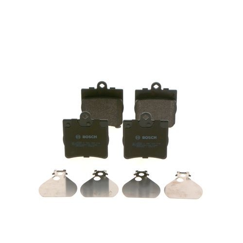 Bremsbelagsatz, Scheibenbremse BOSCH 0 986 494 016 f&uuml;r CHRYSLER MERCEDES-BENZ
