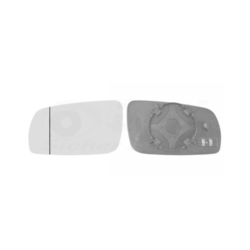 Spiegelglas, Au&szlig;enspiegel VAN WEZEL 7625837 * HAGUS * f&uuml;r SKODA, links