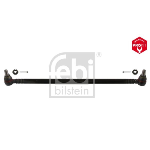 Febi Bilstein 39720 Lenkstange mit Kronenmuttern und Splinten, vom Lenkzwischenhebel zur Vorderachse , 1 St&uuml;ck