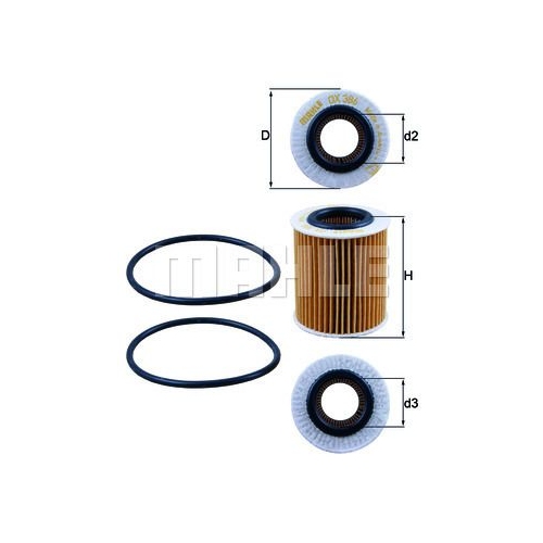 &Ouml;lfilter KNECHT OX 386D f&uuml;r FIAT GMC OPEL SAAB SUZUKI VAUXHALL