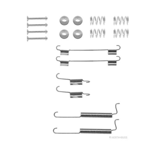 Zubeh&ouml;rsatz, Bremsbacken HERTH+BUSS JAKOPARTS J3560901 f&uuml;r, Hinterachse
