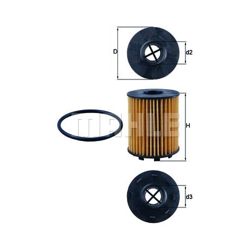 &Ouml;lfilter KNECHT OX 371D f&uuml;r CHRYSLER CITRO&Euml;N FIAT FORD GMC OPEL PEUGEOT SUBARU