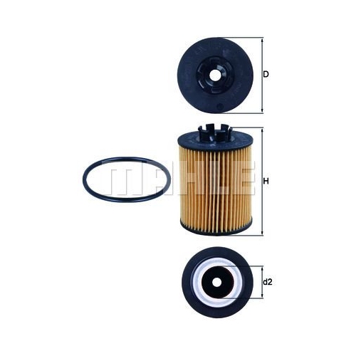 &Ouml;lfilter KNECHT OX 173/2D f&uuml;r GMC OPEL SUZUKI VAUXHALL