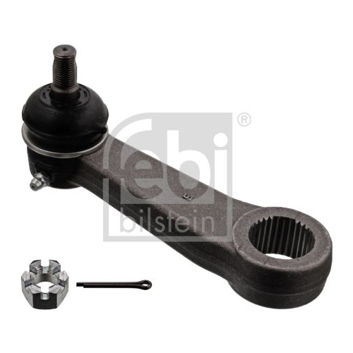 Febi Bilstein 41293 Lenkstockhebel mit Kronenmutter und Splint , 1 St&uuml;ck