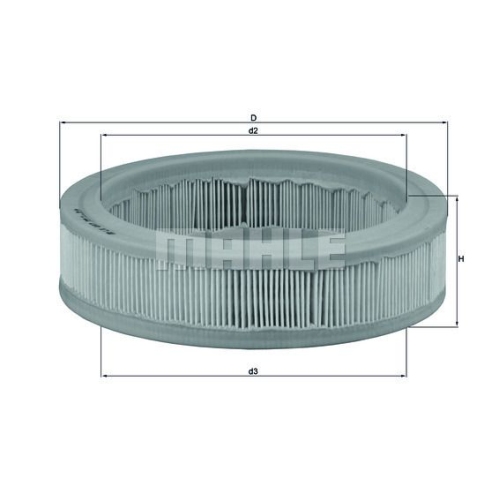 Luftfilter KNECHT LX 487 f&uuml;r RENAULT