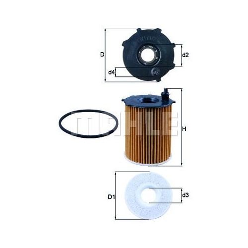 &Ouml;lfilter KNECHT OX 171/2D f&uuml;r BMW CITRO&Euml;N FIAT FORD MAZDA MITSUBISHI PEUGEOT DS