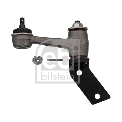 Febi Bilstein 41296 Lenkzwischenhebel mit Kronenmutter und Splint , 1 St&uuml;ck