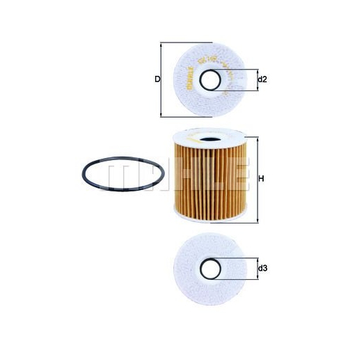 &Ouml;lfilter KNECHT OX 149D f&uuml;r VOLVO