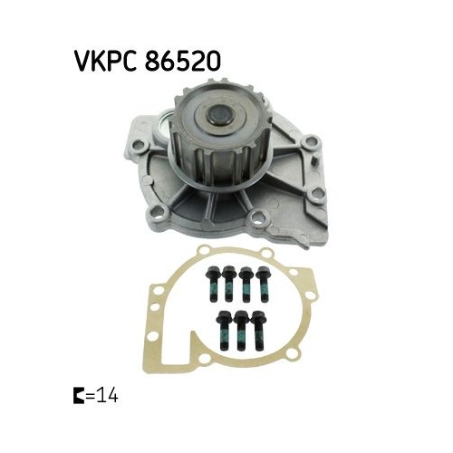 Wasserpumpe SKF VKPC 86520 f&uuml;r VOLVO