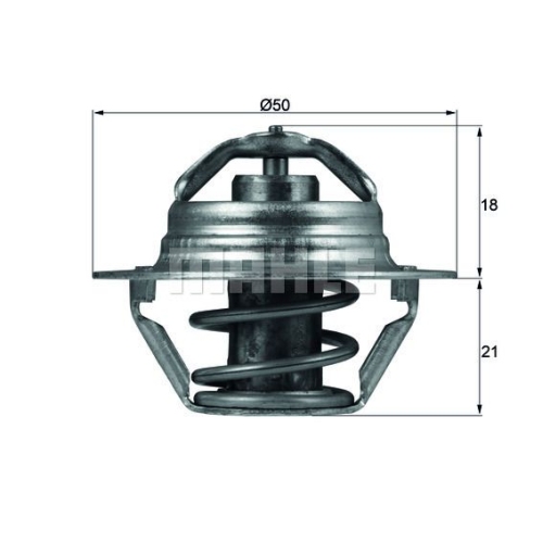 Thermostat, K&uuml;hlmittel MAHLE TX 100 89D f&uuml;r NISSAN OPEL RENAULT VAUXHALL DACIA