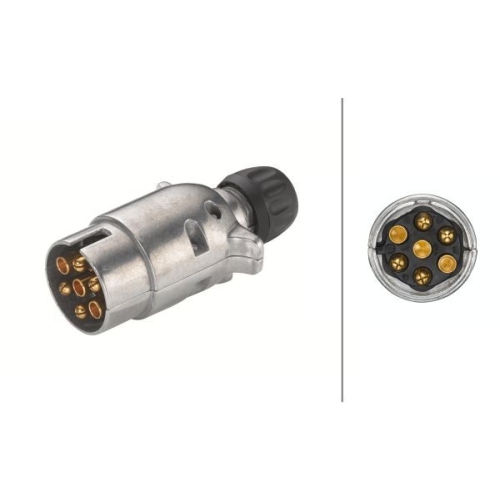 Stecker HELLA 8JA 001 918-002 f&uuml;r DAF MAN MERCEDES-BENZ SCANIA VAN HOOL VOLVO