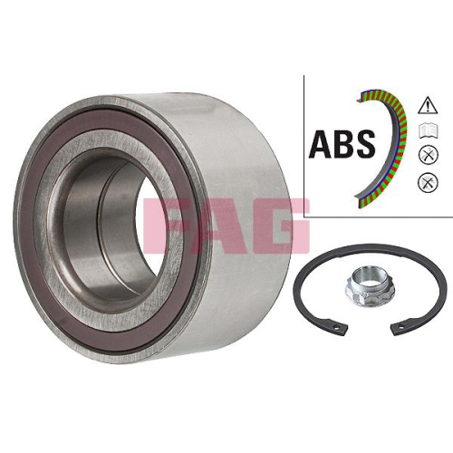 Radlagersatz FAG 713 6494 20 f&uuml;r BMW BMW (BRILLIANCE), Hinterachse