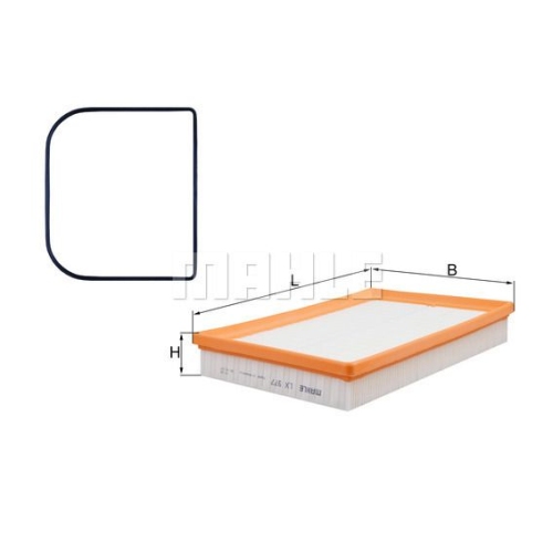 Luftfilter KNECHT LX 977D f&uuml;r VAG